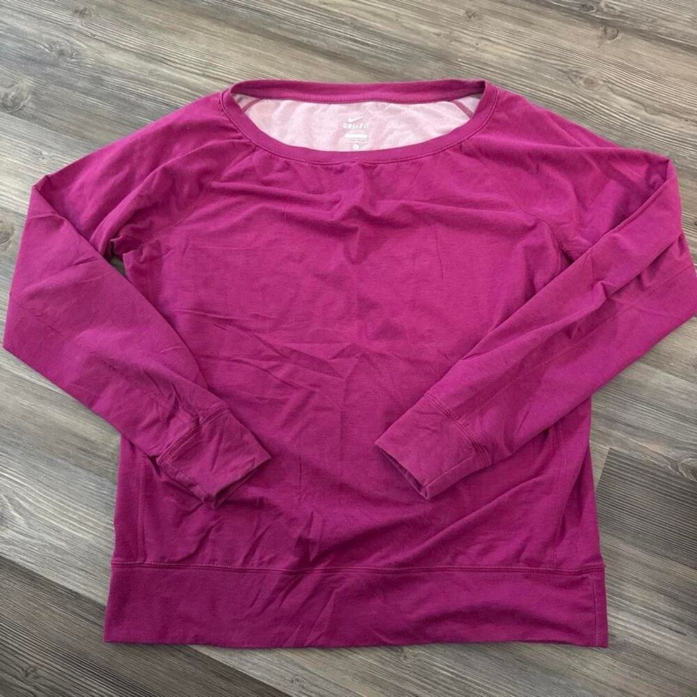 Nike Women's Pink and Purple Shirt